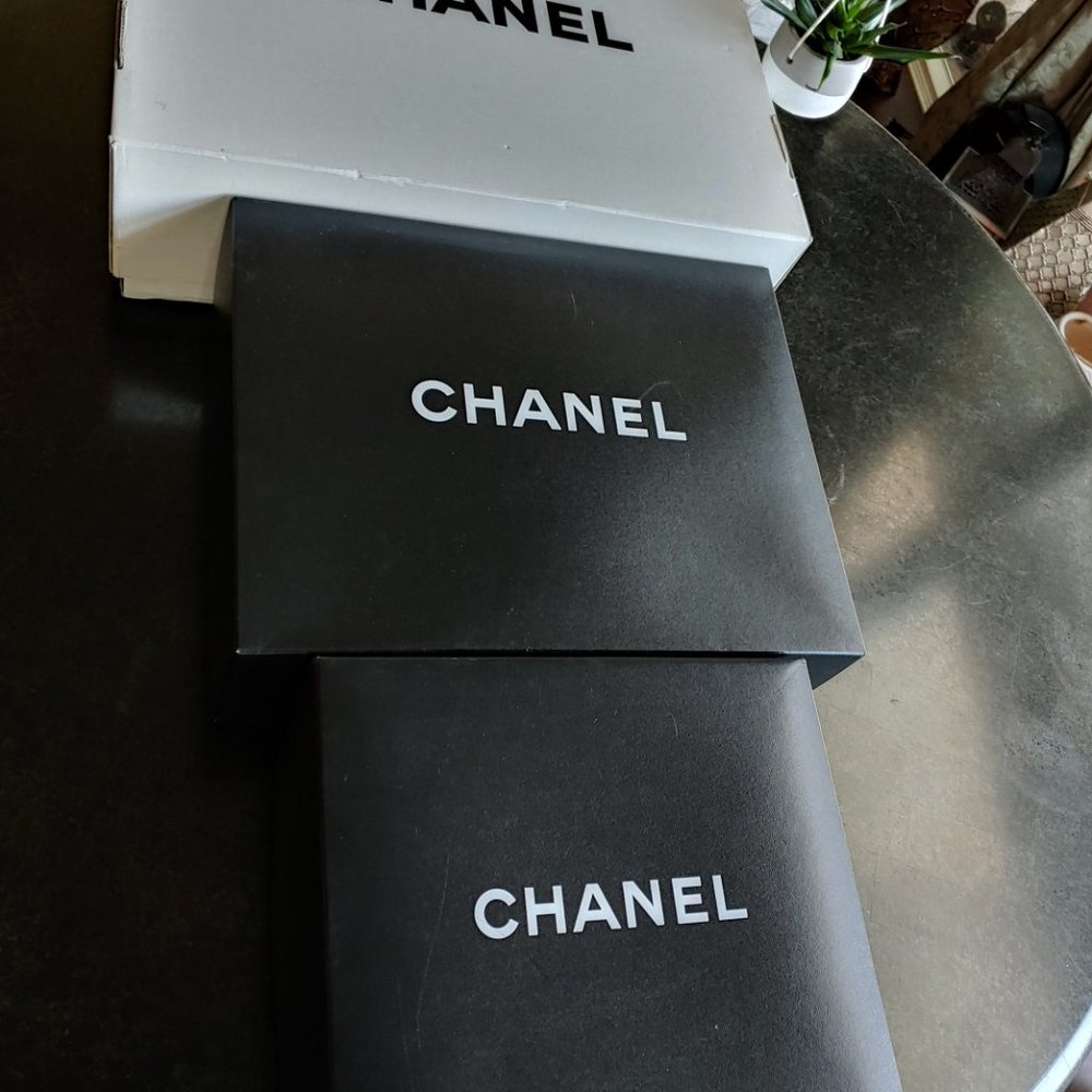 LOT of 3 Large Authentic CHANEL empty box.